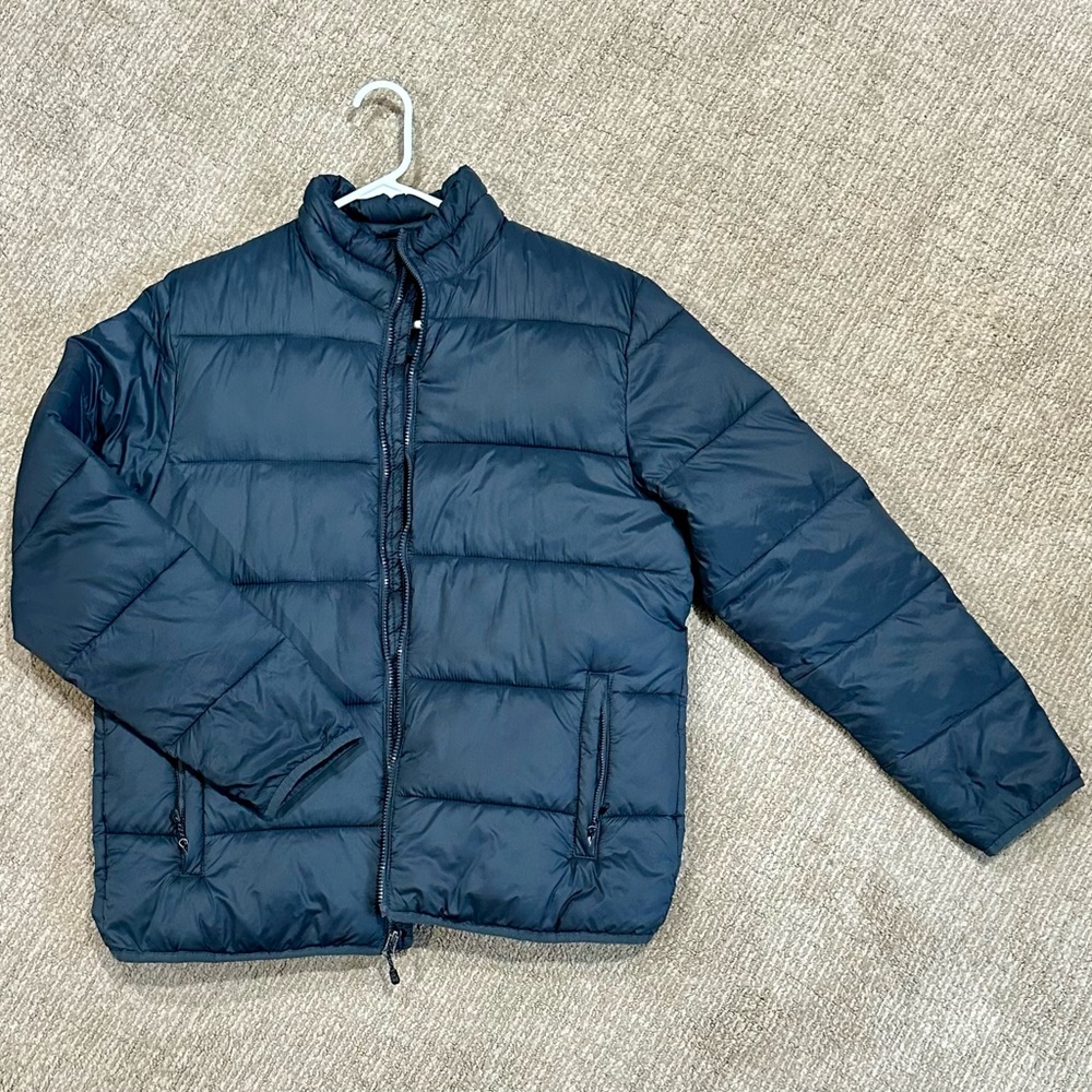 Swiss Tech Navy Puffer Jacket